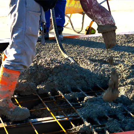 Construction Of Concrete Weighing System | WeighTrack India Pvt. Ltd.